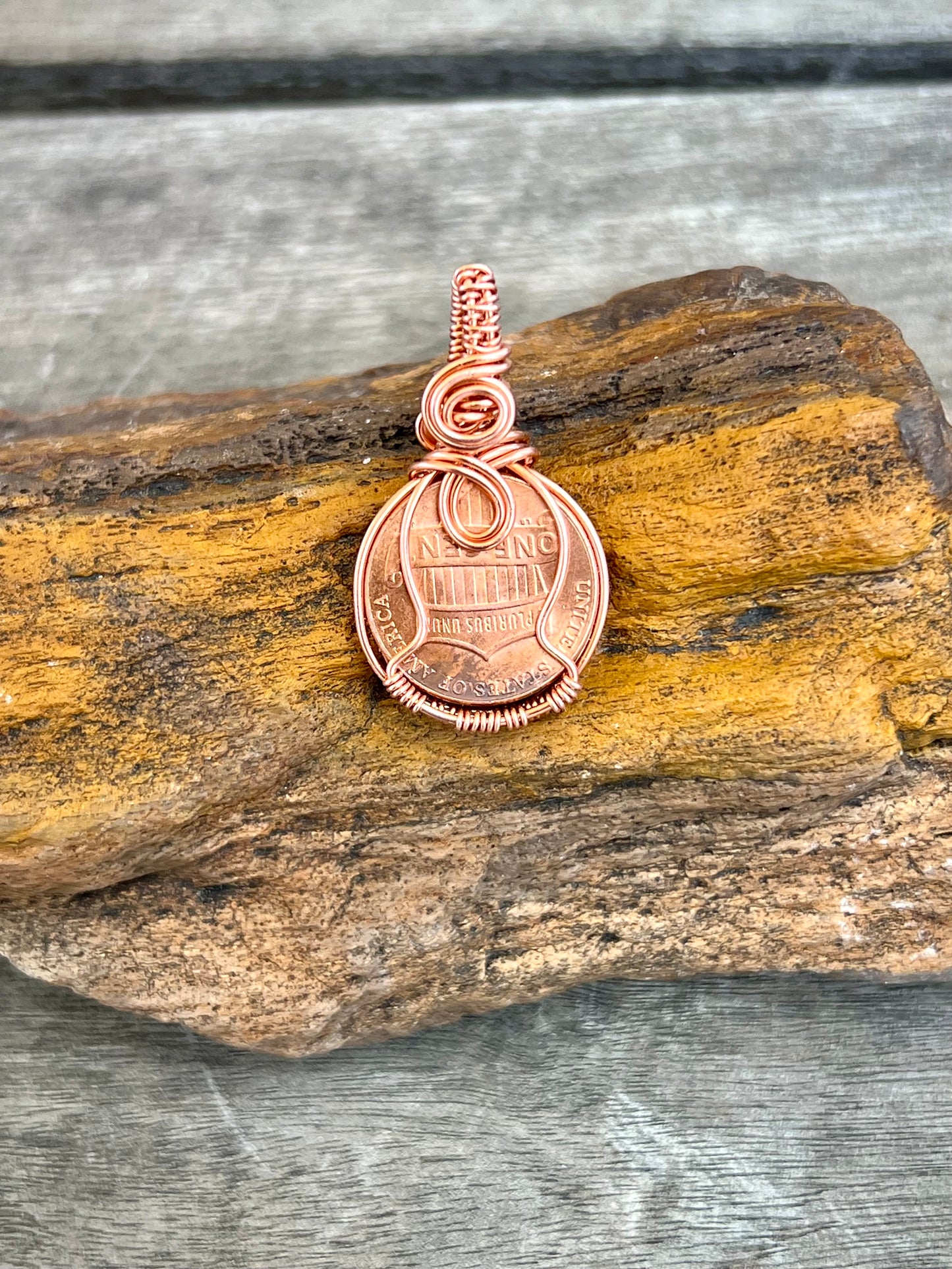 Copper Penny Pendant ✨