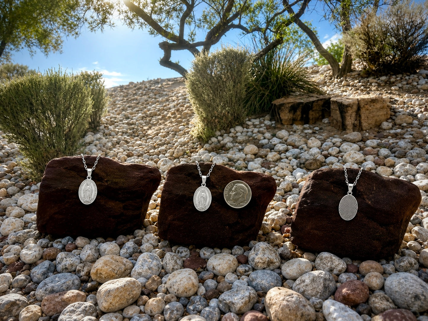 Mother of Pearl Mother Mary Necklace