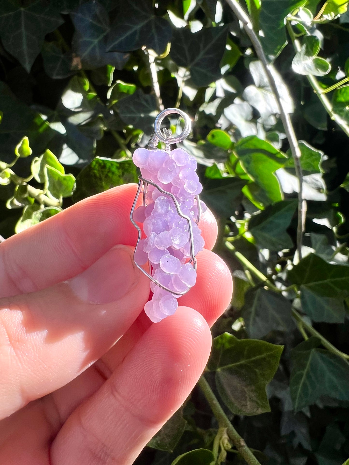 Grape Agate Necklace in Sterling Silver✨ 🍇✨