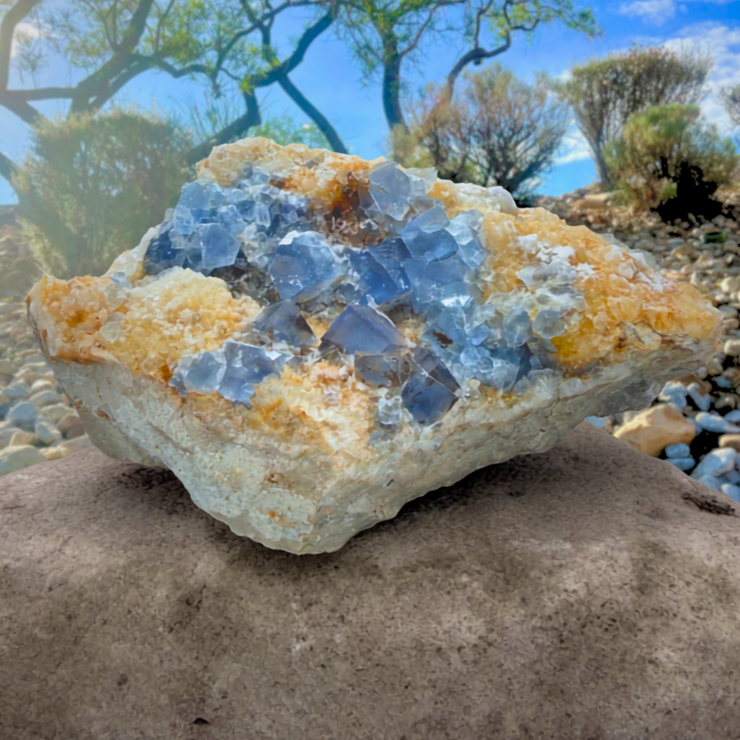 New Mexico Blue Fluorite Specimen
