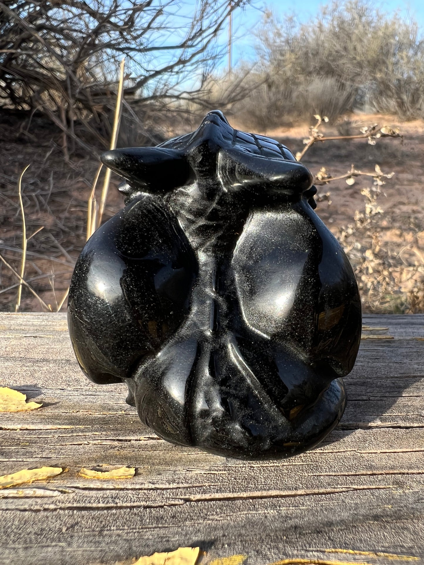 Obsidian Statue