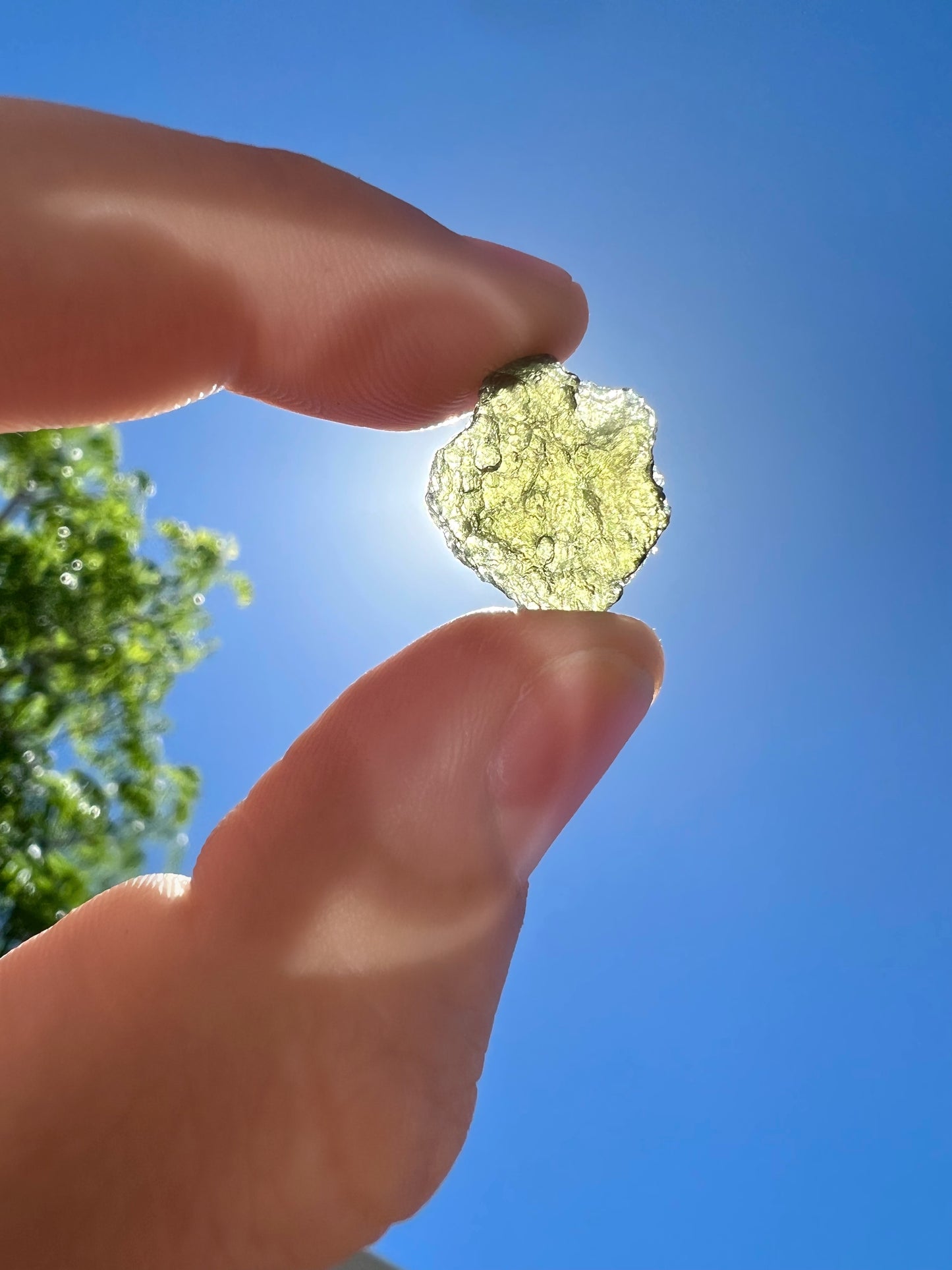 Rough Moldavite