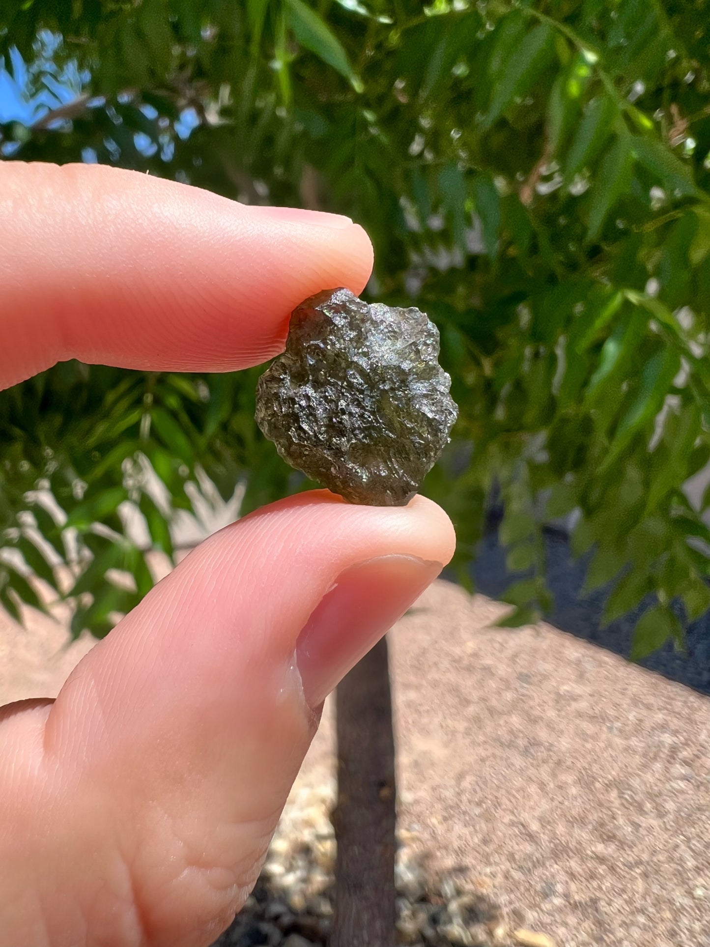 Rough Moldavite