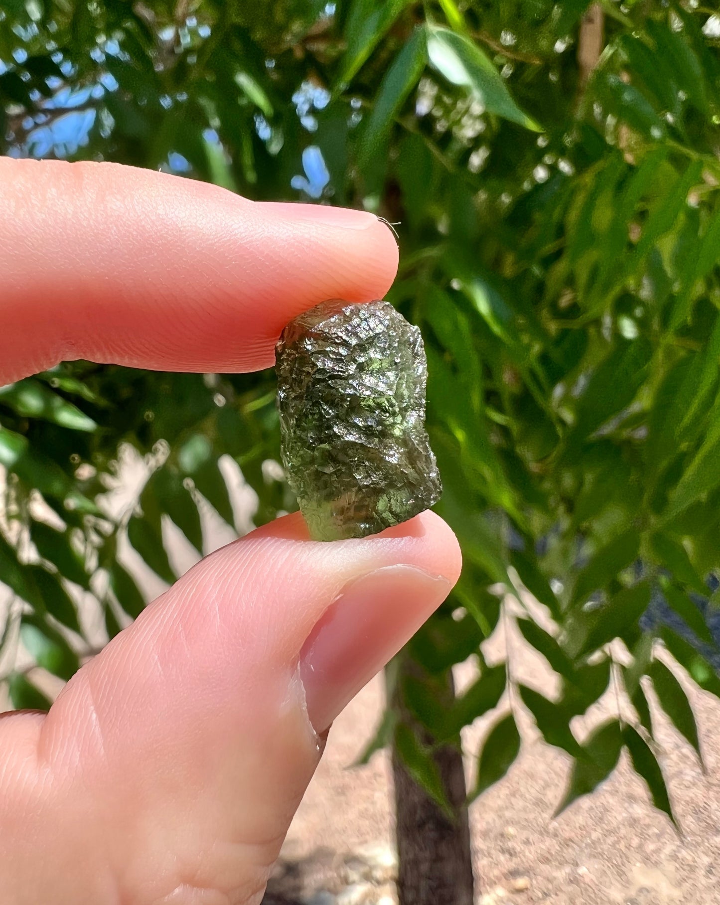 Rough Moldavite