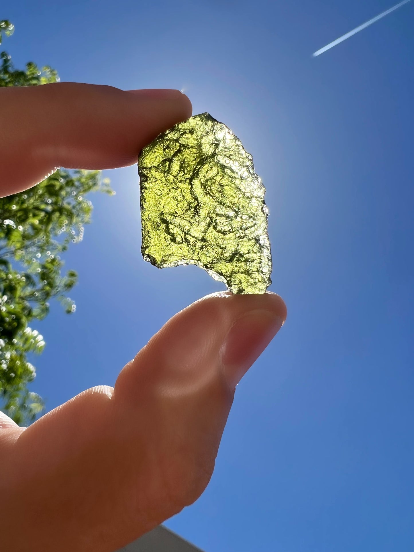 Rough Moldavite - Large