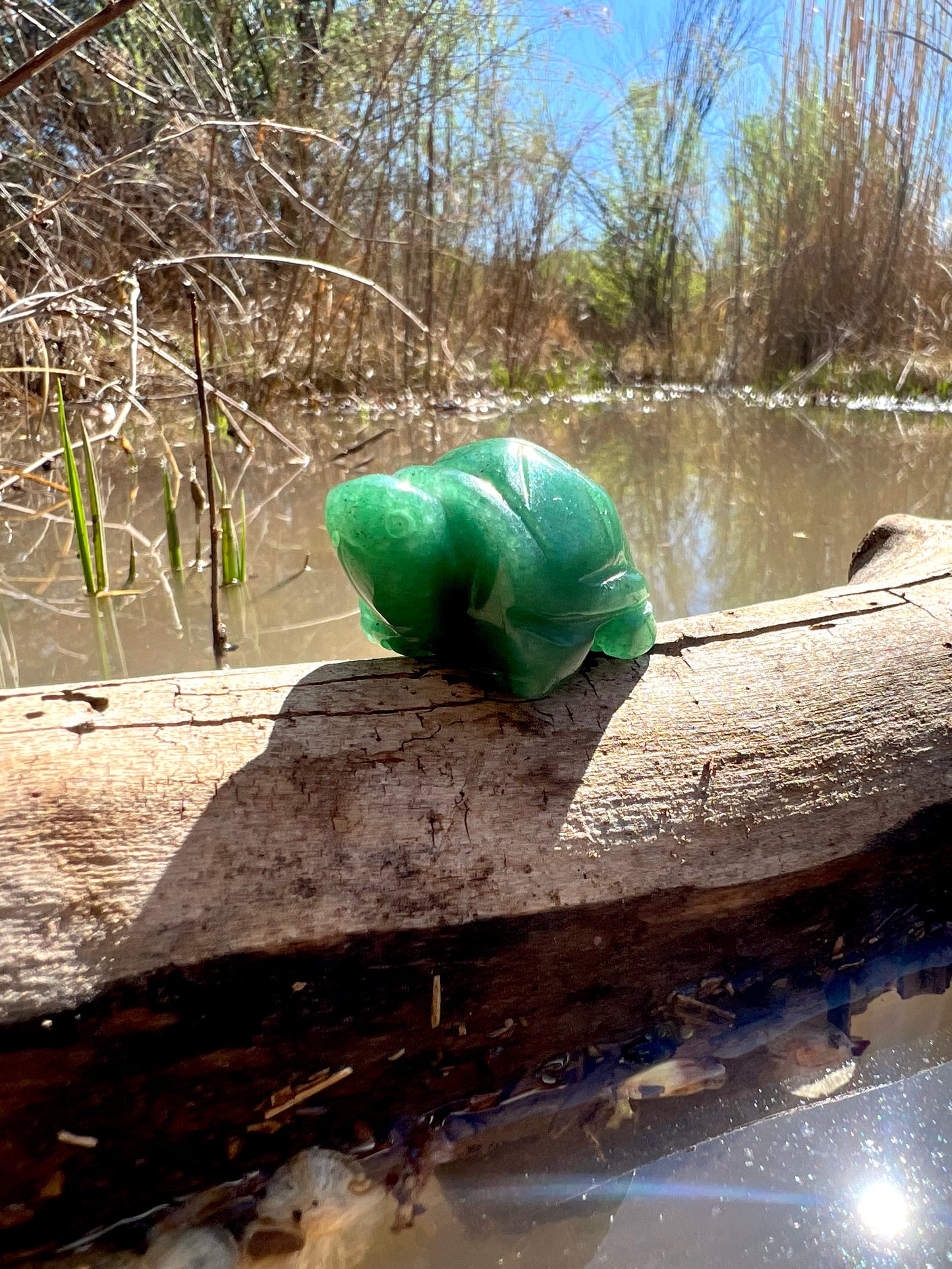 Green Aventurine Turtle