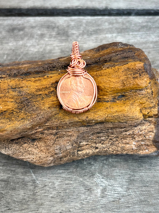 Copper Penny Pendant ✨