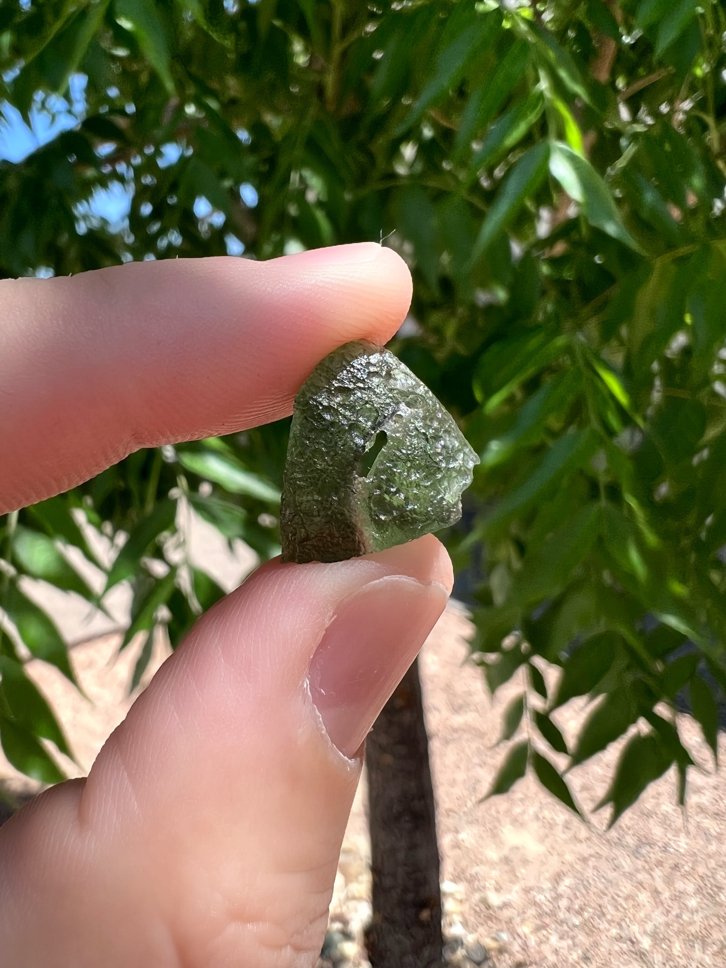 Rough Moldavite