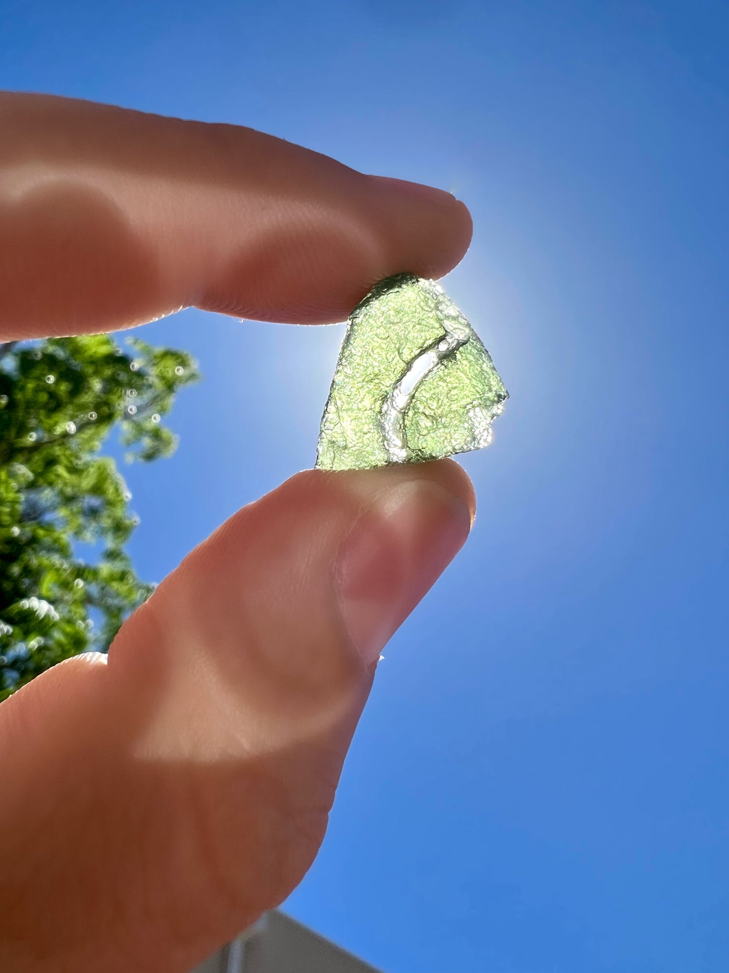 Rough Moldavite