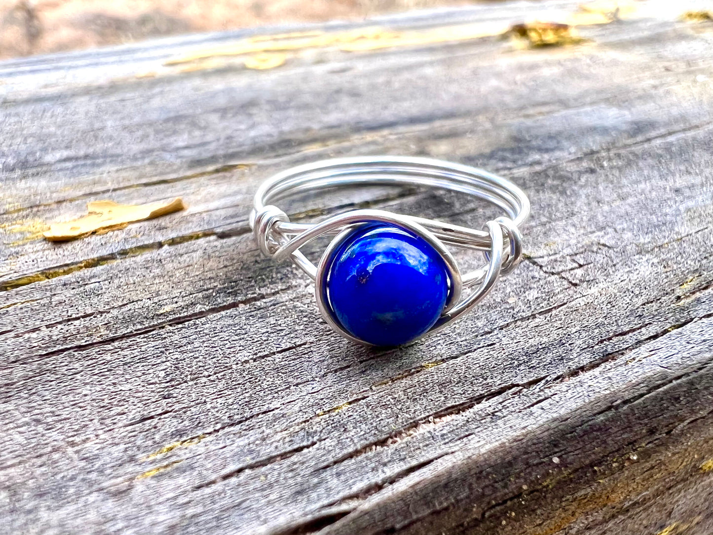 Lapis Lazuli Ring in Sterling Silver