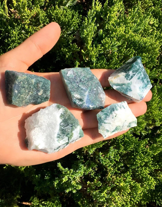 Rough Moss Agate