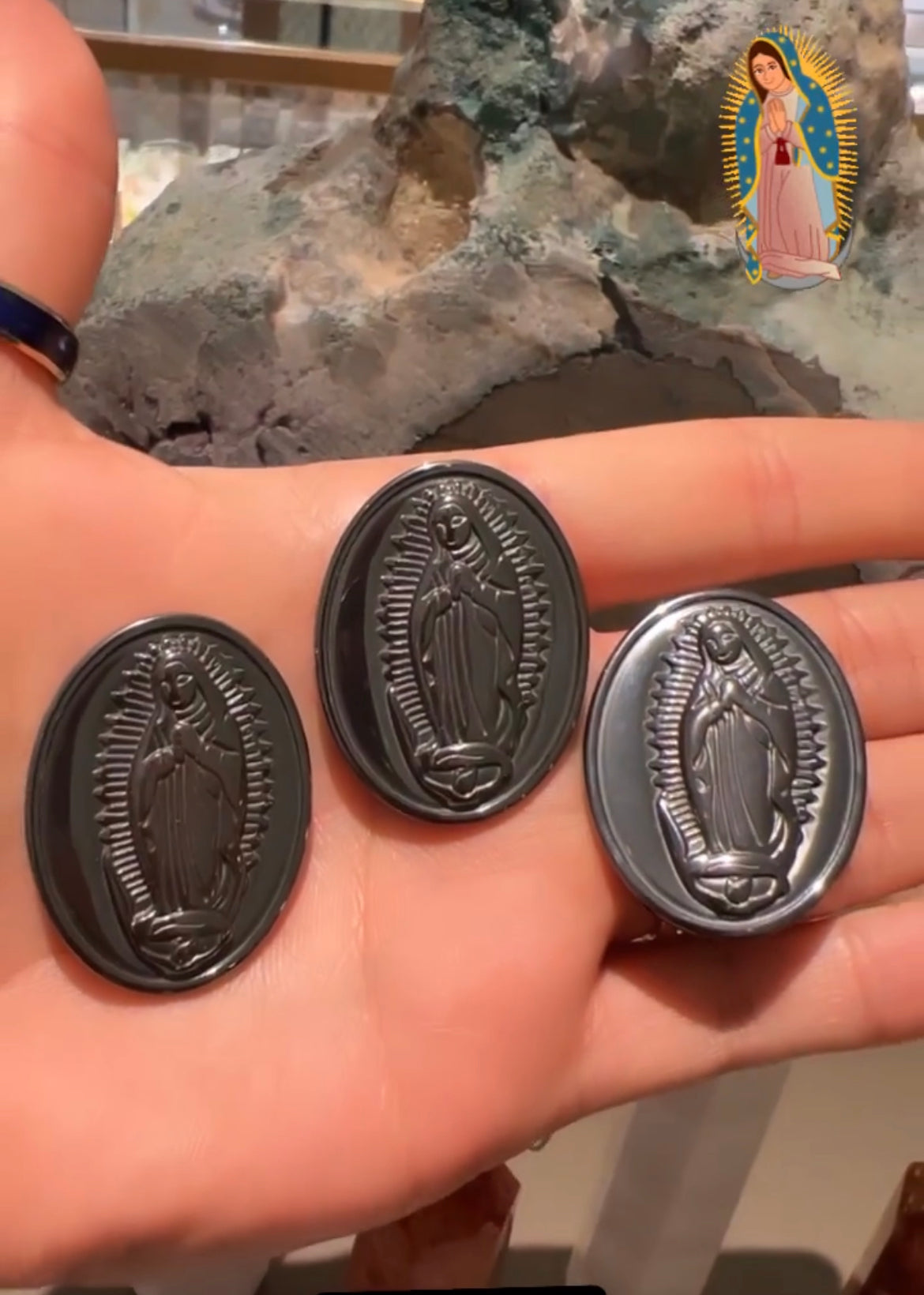 Hematite Lady of Guadalupe